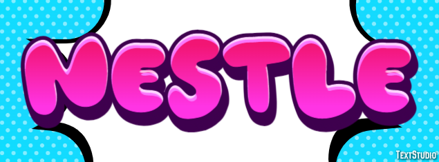 Nestlé Text effect