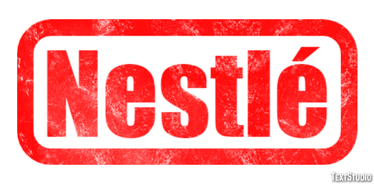 Nestlé Text Effect