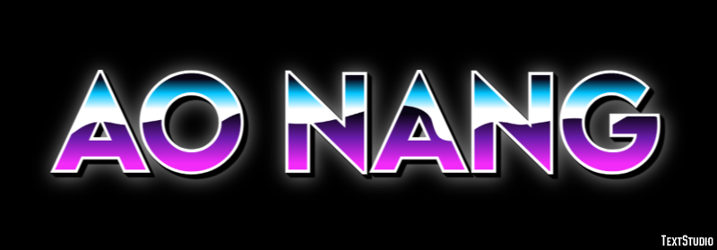 Ao Nang Effetto testo