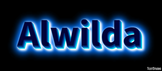 Alwilda Text effect