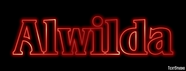Alwilda Text effect