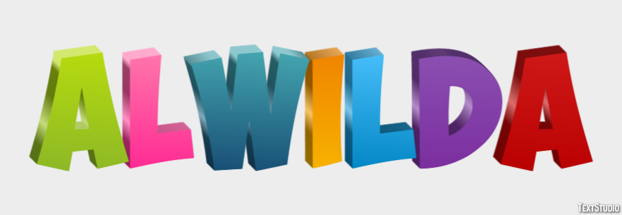 Alwilda Text effect
