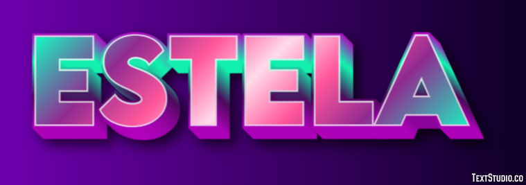 Estela Text Effect