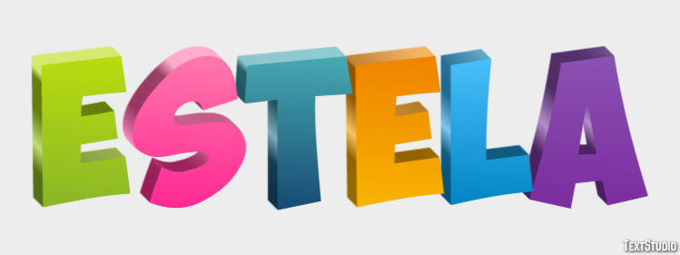 Estela Text Effect