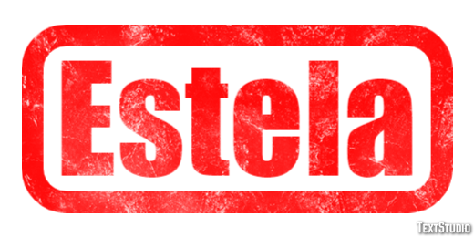 Estela Efecto de texto