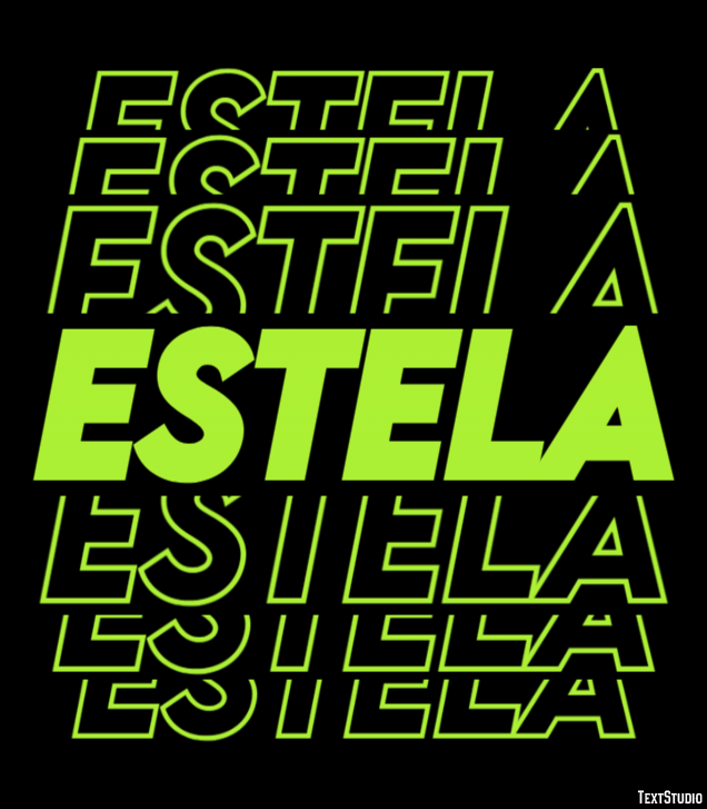 Estela Text Effect