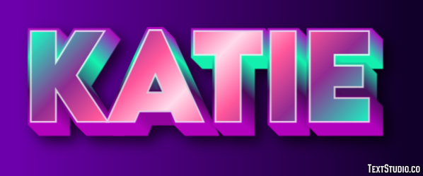 Katie Эффект текста