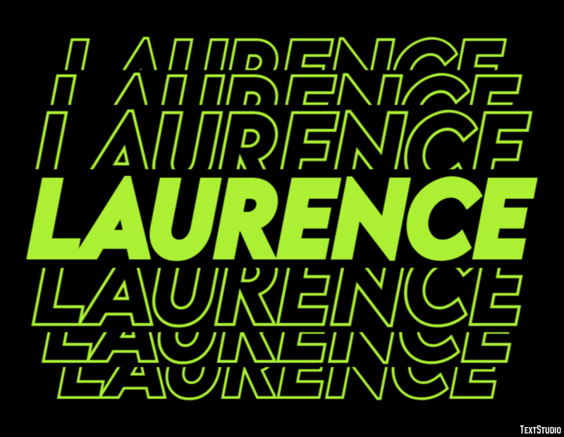 Laurence Text Effect