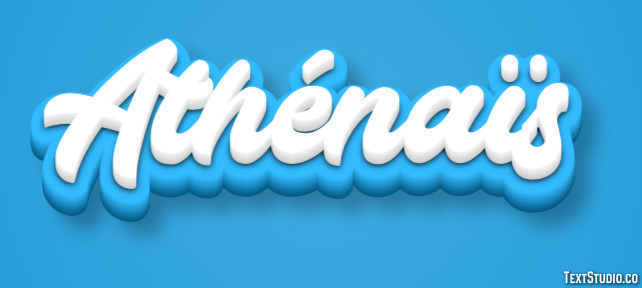 Athénaïs Text effect