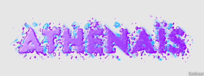 Athénaïs Text effect