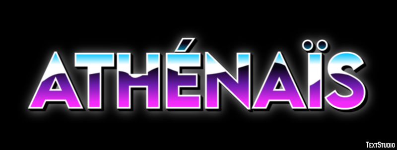 Athénaïs Text effect