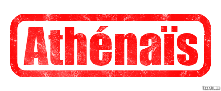 Athénaïs Text effect