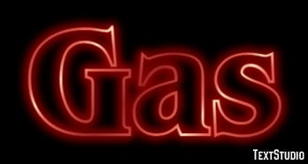 Gas Text Effect