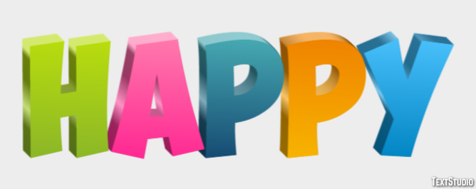 Happy Text Effect
