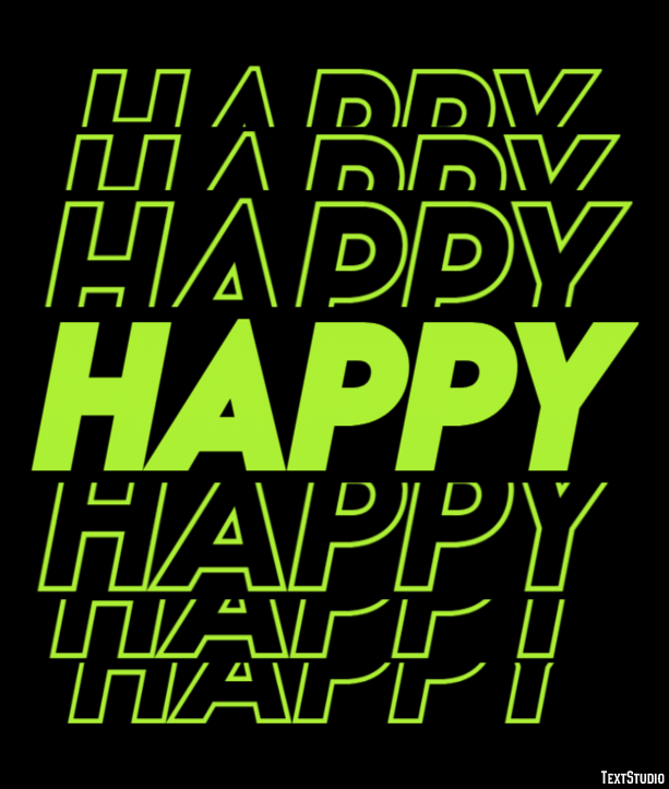 Happy Text Effect