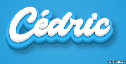 Cédric Text Effect