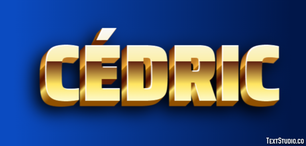 Cédric Text Effect