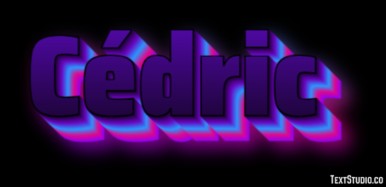 Cédric Text Effect