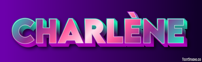 Charlène Text Effect