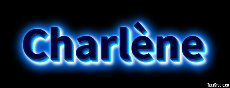 Charlène Text effect