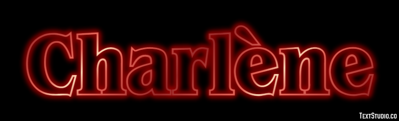 Charlène Text effect