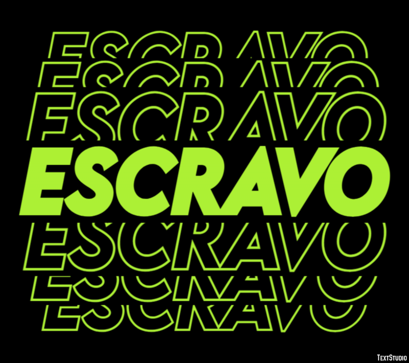 Escravo Efekt tekstowy