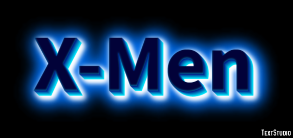 X-Men Text effect