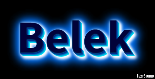 Belek Texteffekt