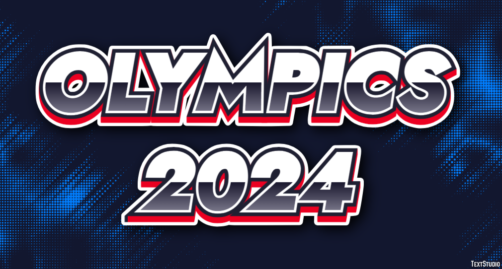 Olympics 2024 Texteffekt