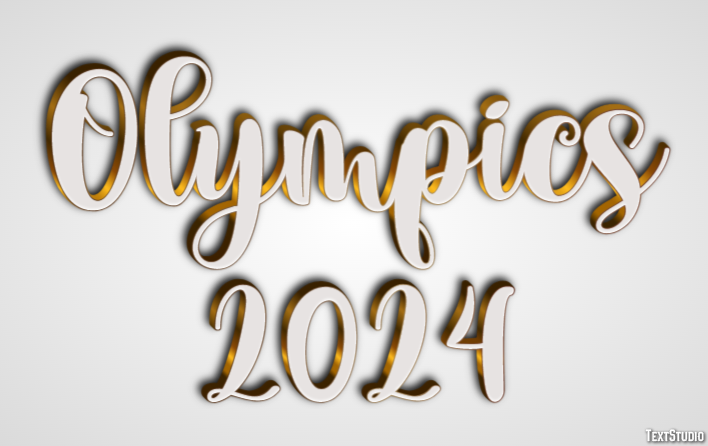 Olympics 2024 Efecto de Texto