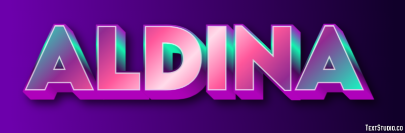 Aldina Texteffekt