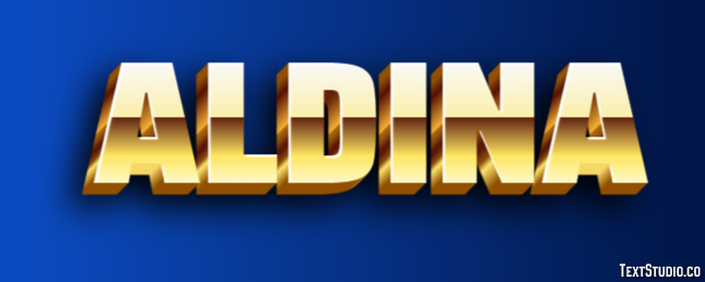 Aldina Texteffekt