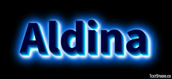Aldina Texteffekt