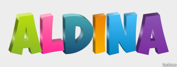 Aldina Texteffekt