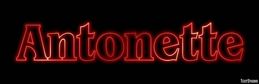 Antonette テキスト効果