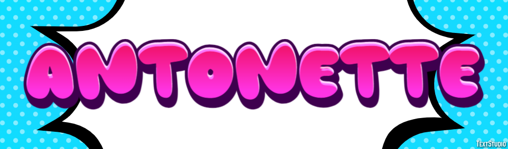 Antonette Text effect