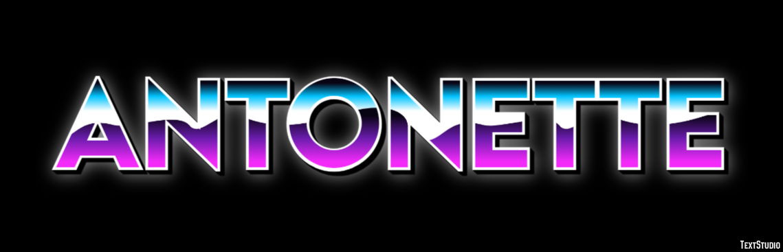 Antonette Text effect