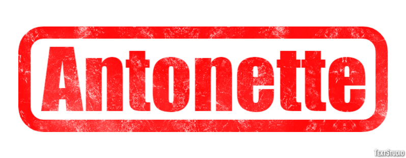 Antonette Text effect