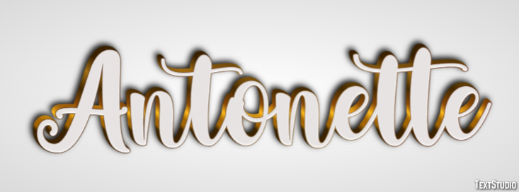 Antonette テキスト効果
