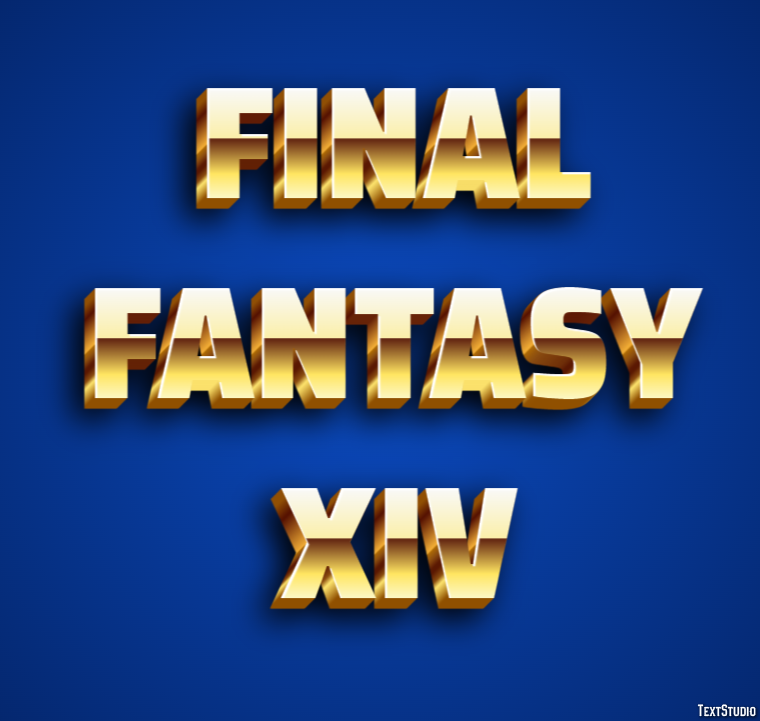 Final Fantasy XIV Эффект текста