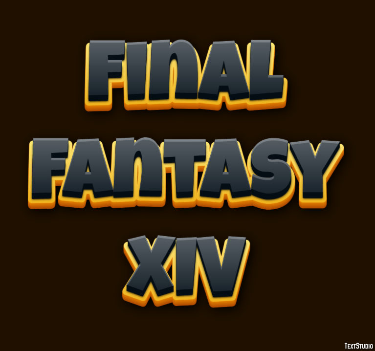 Final Fantasy XIV Эффект текста