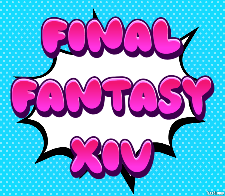 Final Fantasy XIV Texteffekt