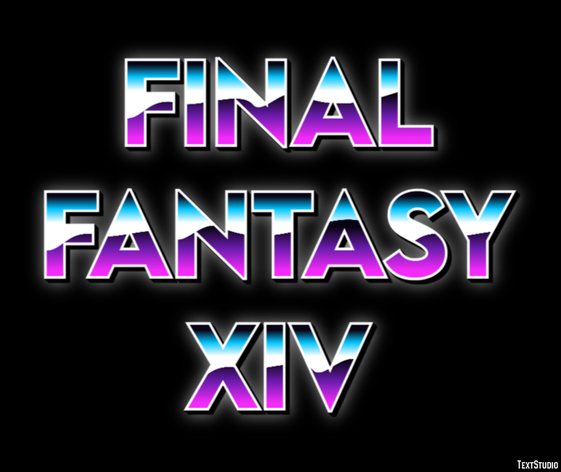 Final Fantasy XIV Effetto testo