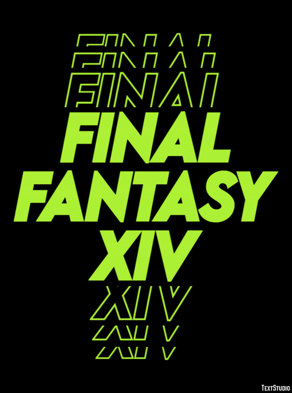 Final Fantasy XIV Efecto de Texto