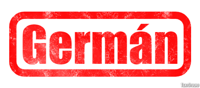 Germán Tekst Effect