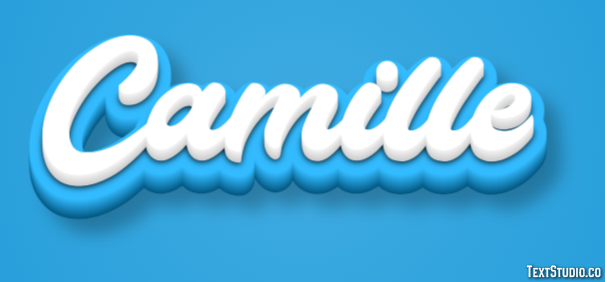 Camille Эффект текста