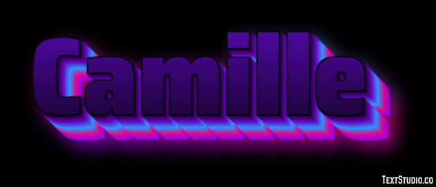 Camille Эффект текста