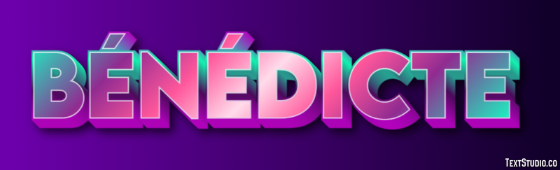 Bénédicte Text Effect