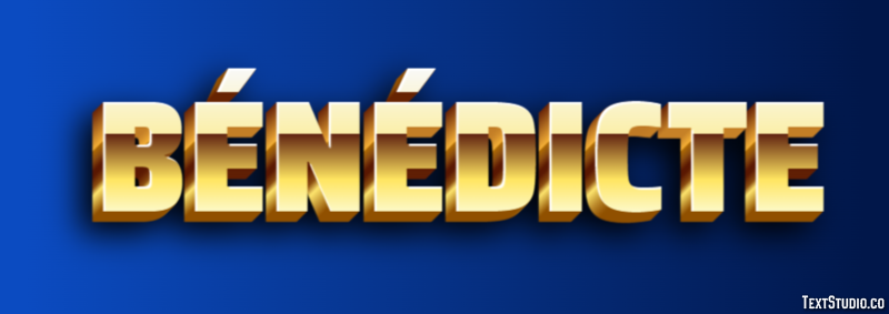 Bénédicte Text Effect