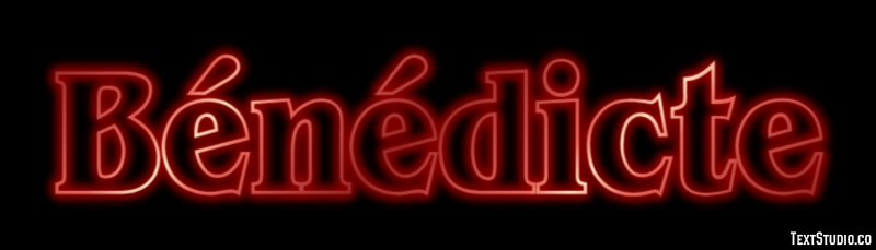 Bénédicte Text Effect